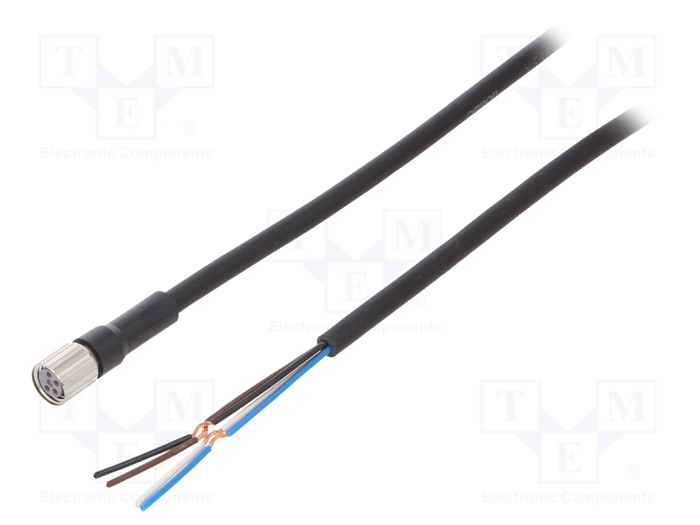 OMRON XS3FM8PUR4S2M Anturikaapeli M8 naaras, 2m