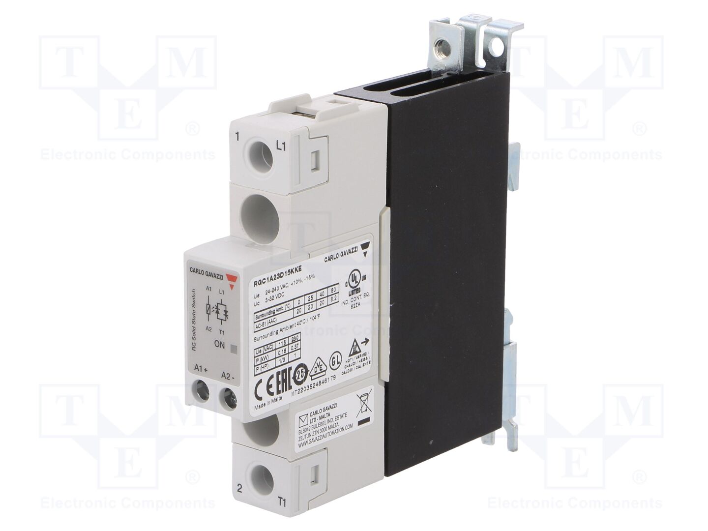 CARLO GAVAZZI RGC1A23D15KKE Puolijohderele 20A