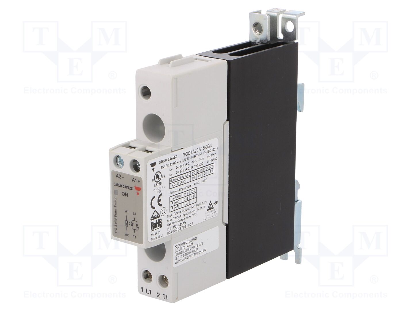 CARLO GAVAZZI RGC1A23A15KGU Puolijohderele 20A