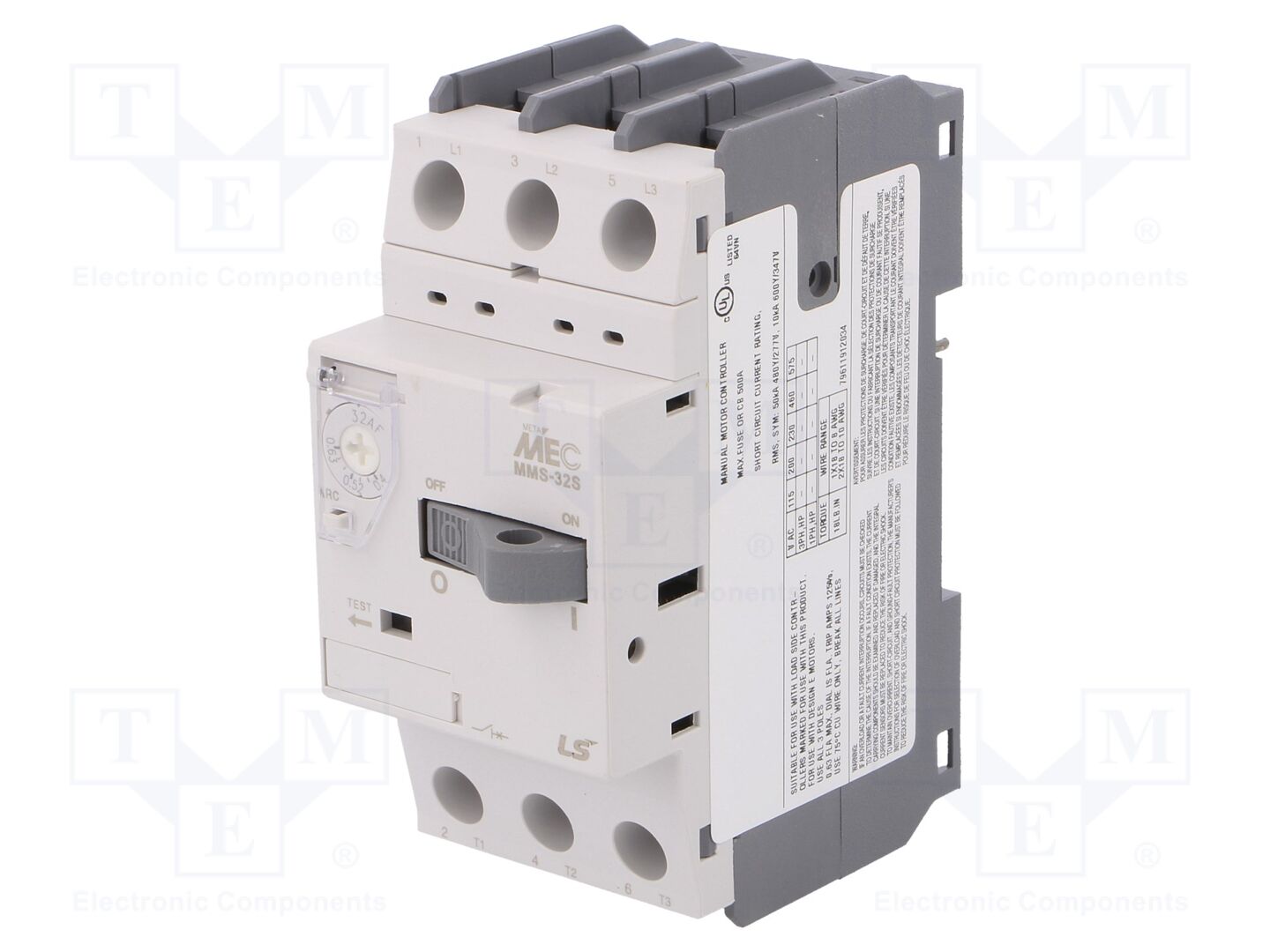 LS ELECTRIC MMS-32S-0.63A Moottorinsuojakatkaisija 0.12kW
