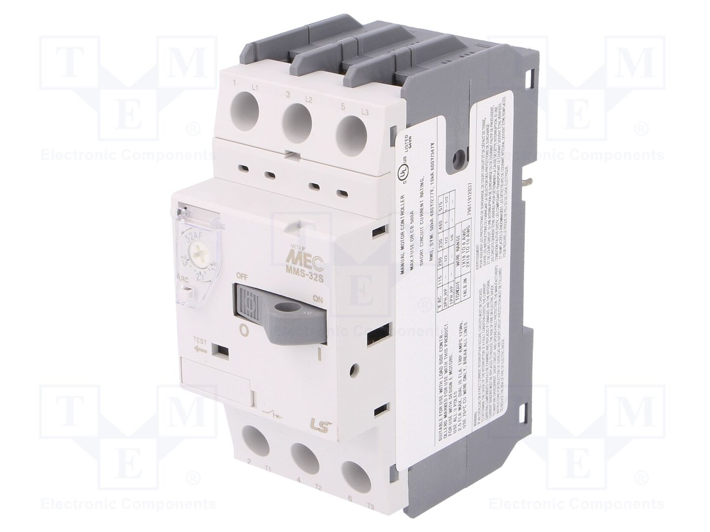 LS ELECTRIC MMS-32S-2.5A Moottorinsuojakatkaisija 0.75kW