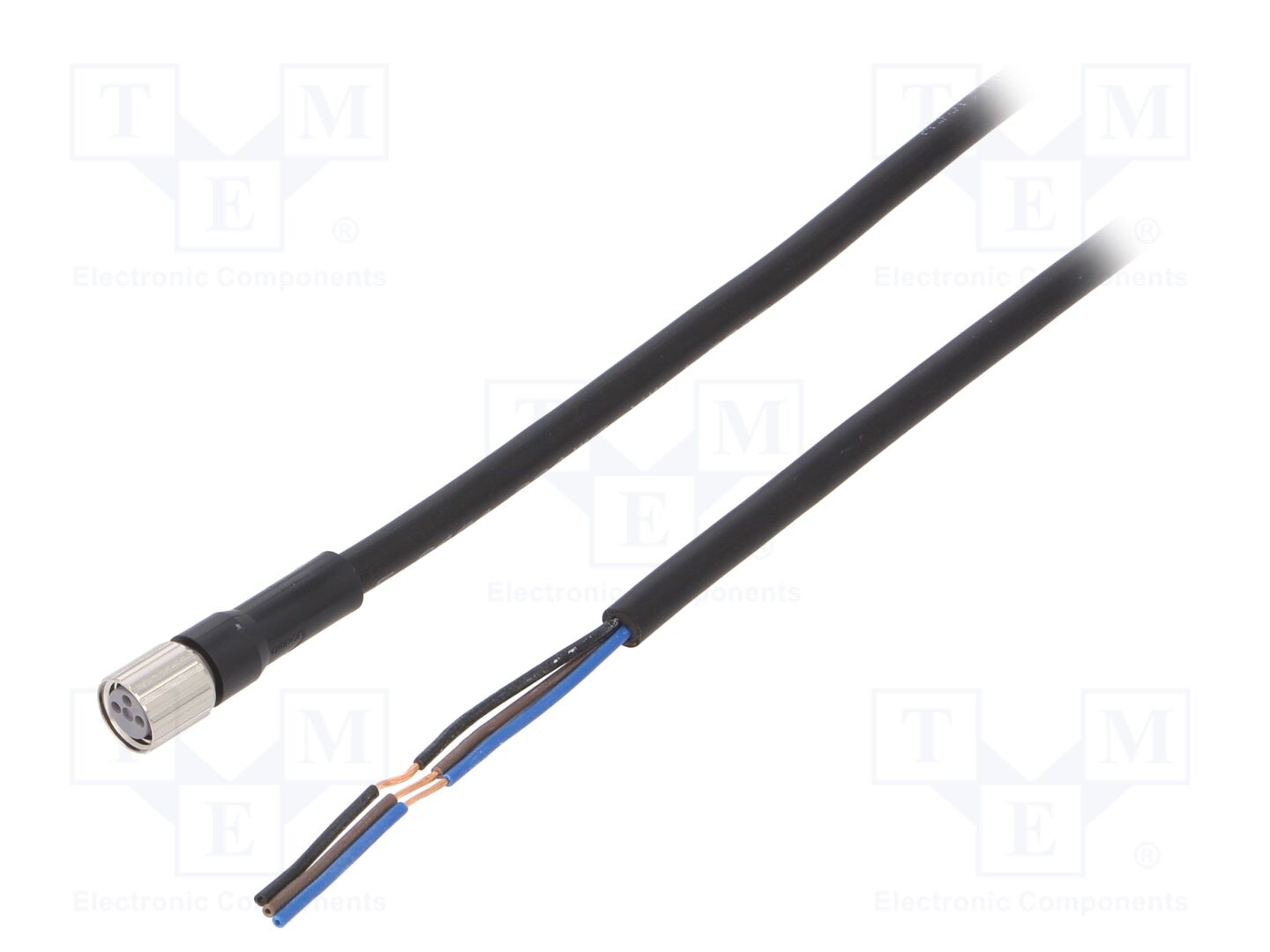 OMRON XS3FM8PVC3S5M Anturikaapeli M8, 3-napainen 5m