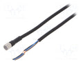 OMRON XS3FM8PVC3S2M Anturikaapeli M8 naaras, 2m