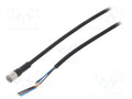 OMRON XS3FM8PUR3S2M Anturikaapeli M8 2m