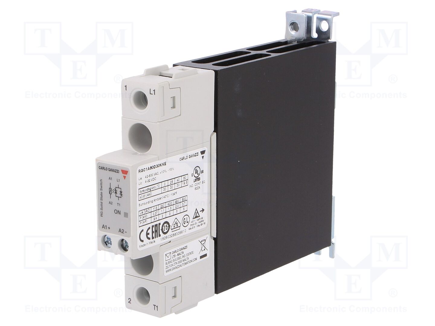 CARLO GAVAZZI RGC1A60D30KKE Kiinteätilairele 30A