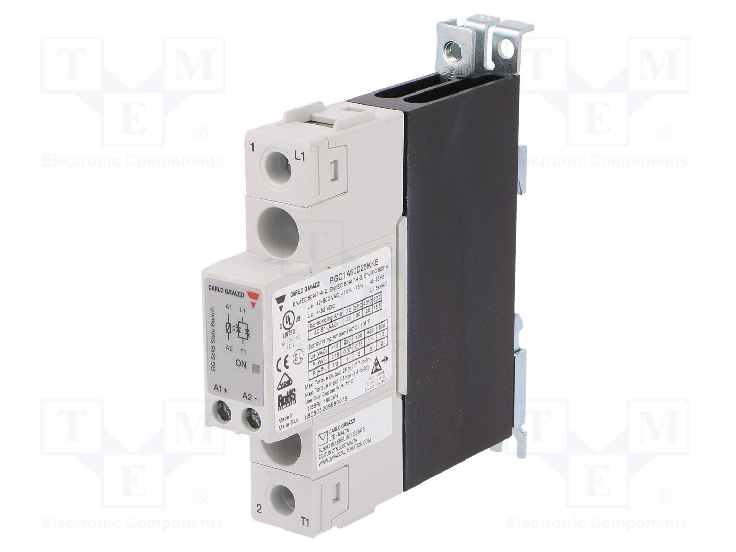 CARLO GAVAZZI RGC1A60D25KKE Puolijohderele 25A