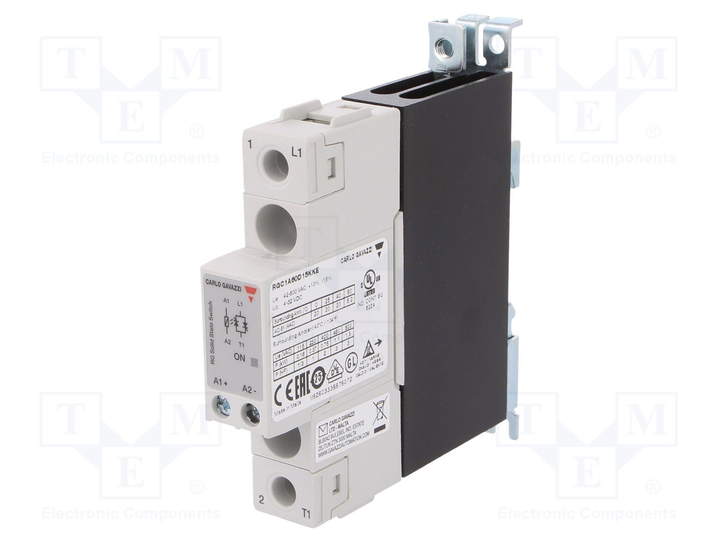 CARLO GAVAZZI RGC1A60D15KKE Puolijohderele 20A