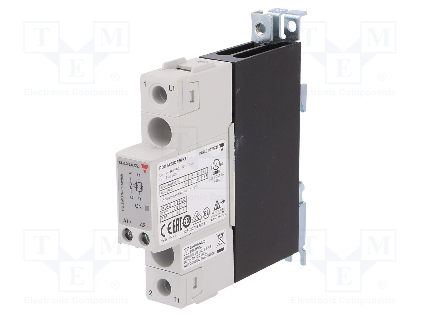 CARLO GAVAZZI RGC1A23D25KKE Solid state relay 25A
