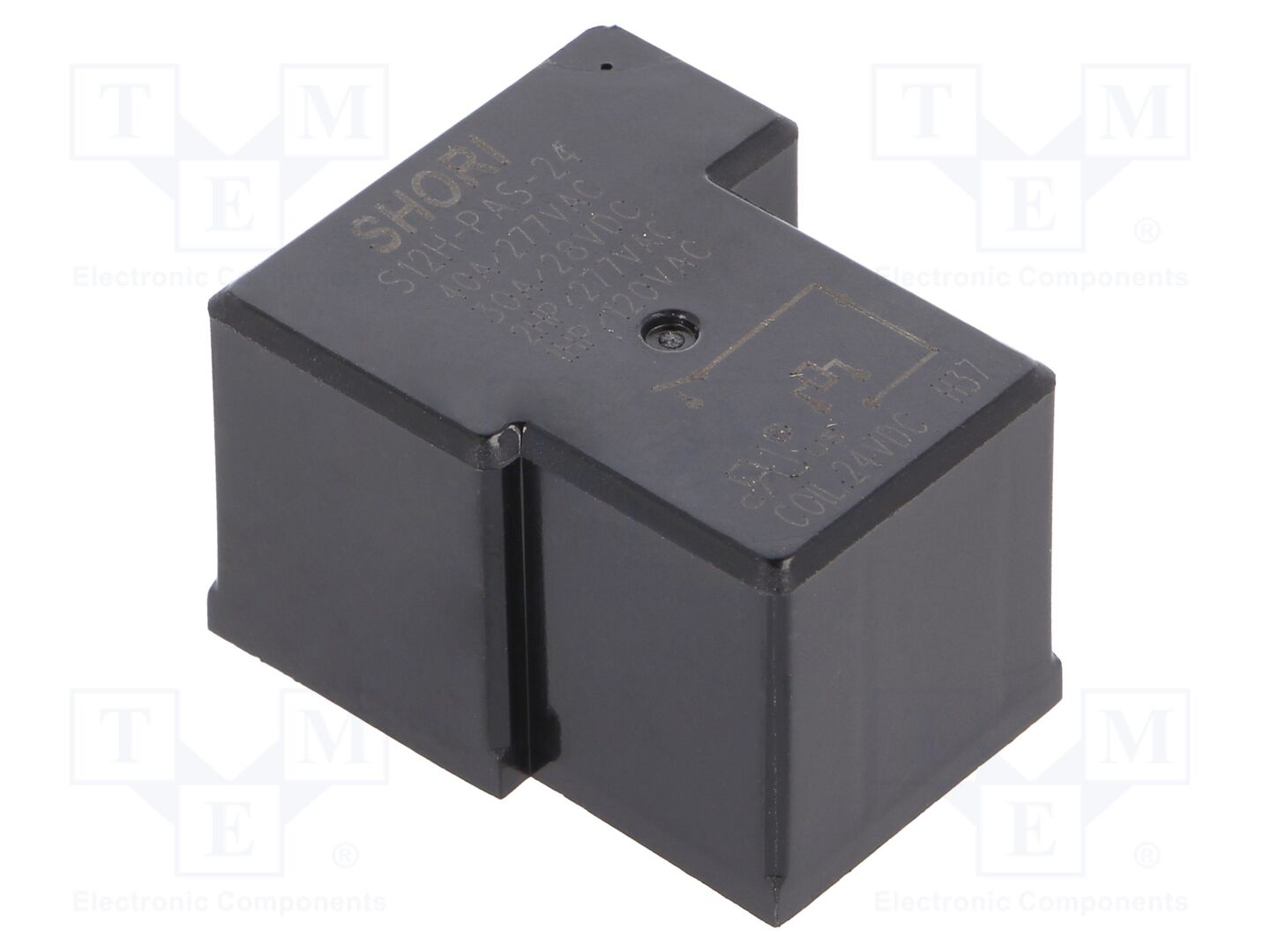SHORI ELECTRIC S12H-PAS-24 Sähkömagneettinen rele 24VDC (50 kpl erä)