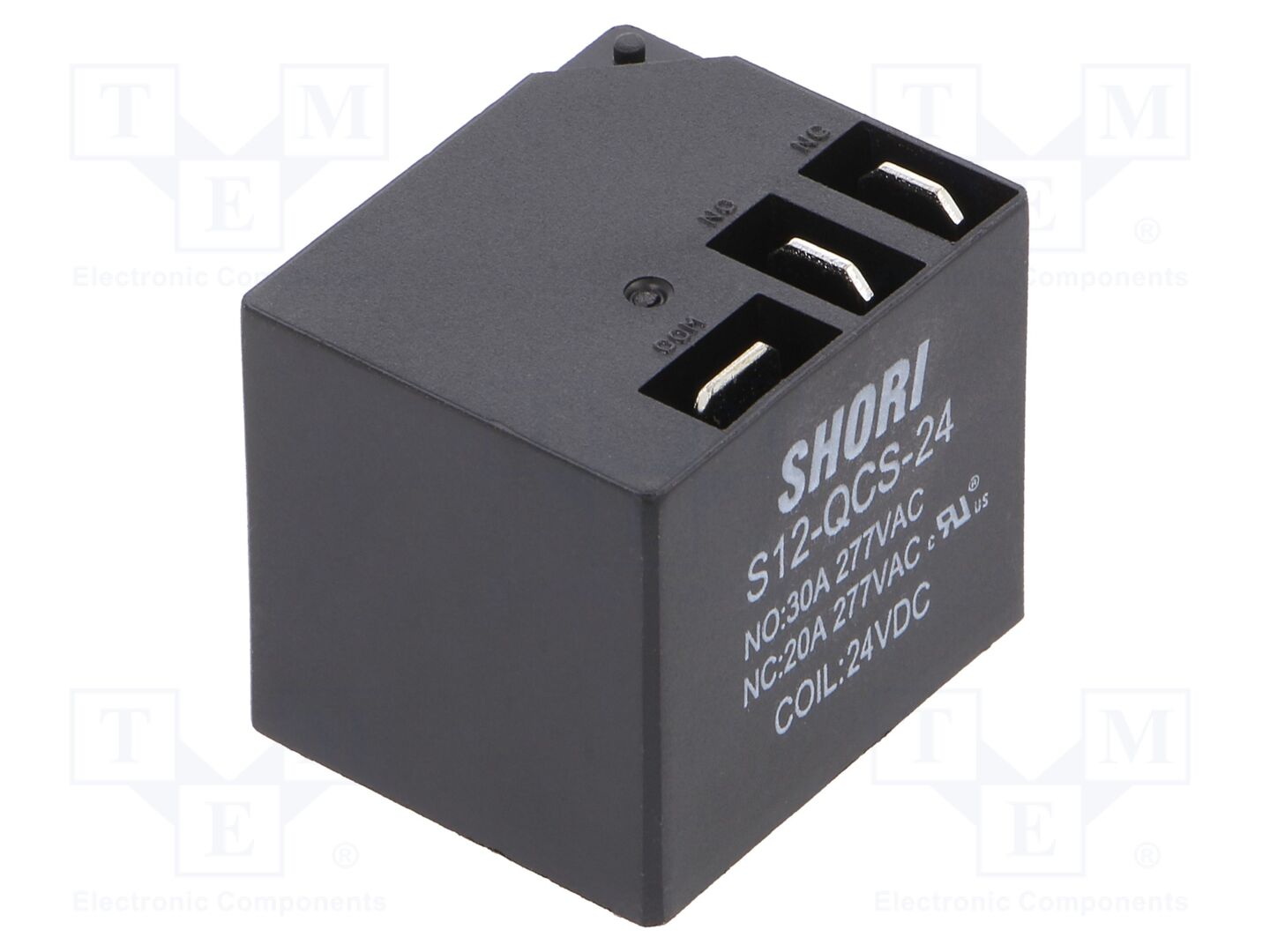 SHORI ELECTRIC S12-QCS-24 Sähkömagneettinen rele 24VDC (50 kpl erä)