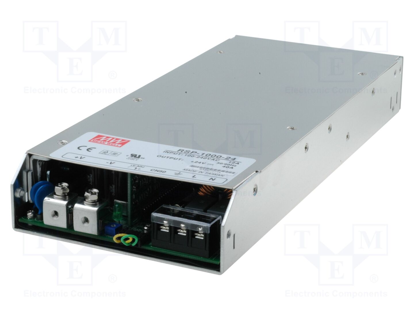 MEAN WELL RSP-1000-24 Sisäänrakennettu kytkentävirtalähde 960W 24VDC