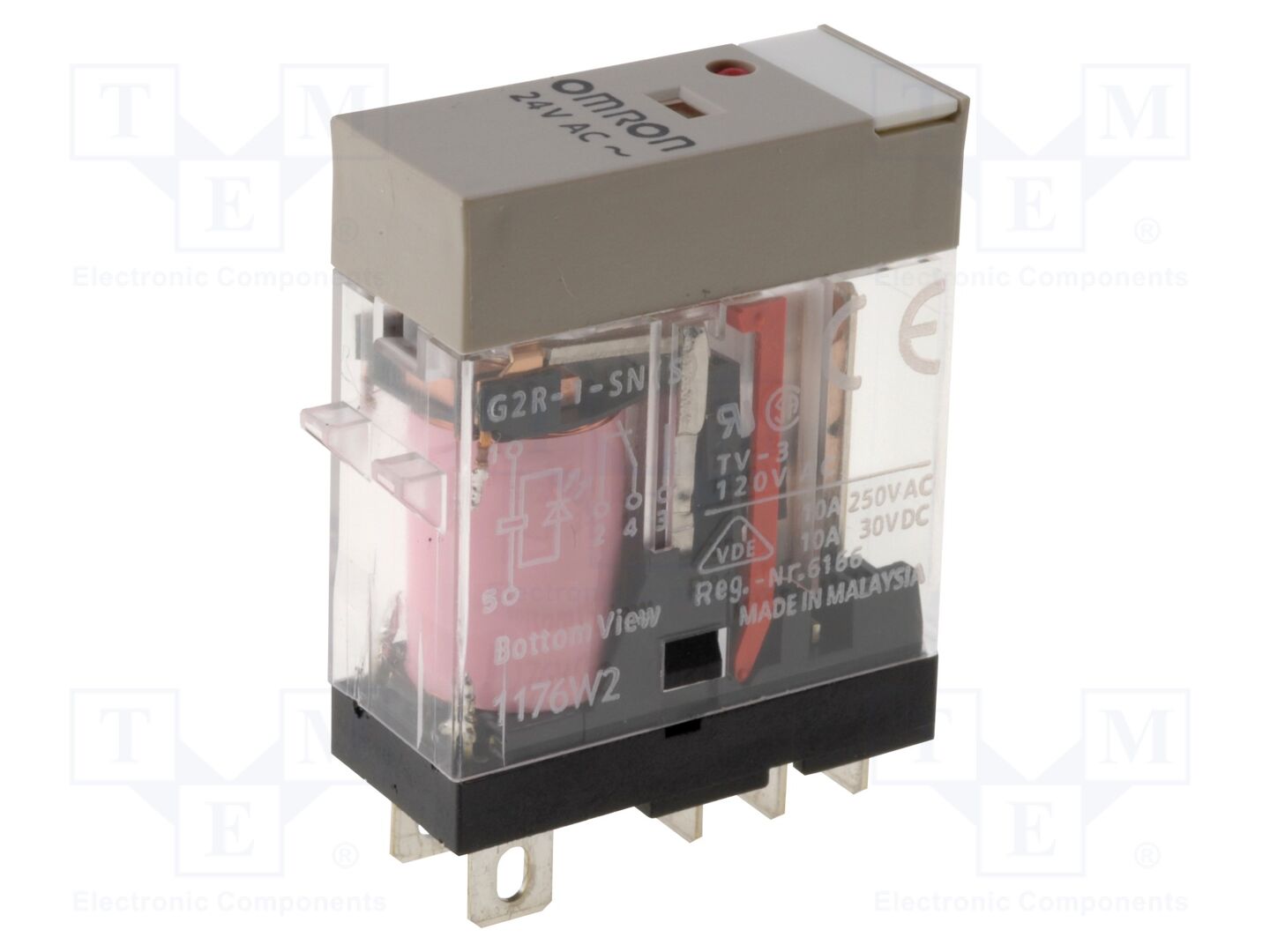 OMRON G2R-1-SN-24AC Sähkömagneettinen rele 24VAC