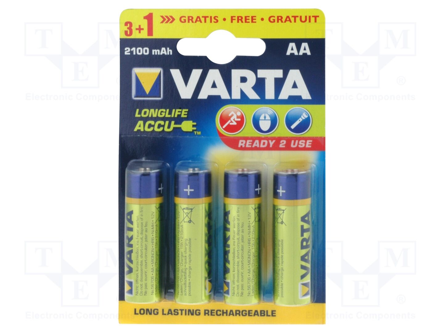 VARTA ACCU-R6/2100-V Ladattava akku Ni-MH 2100mAh