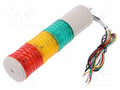 QLIGHT ST45MLF-3-24-RAG Signalling column 24VDC