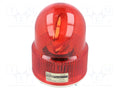 QLIGHT S125R-24-R Vilkkuva merkkivalo 24VDC