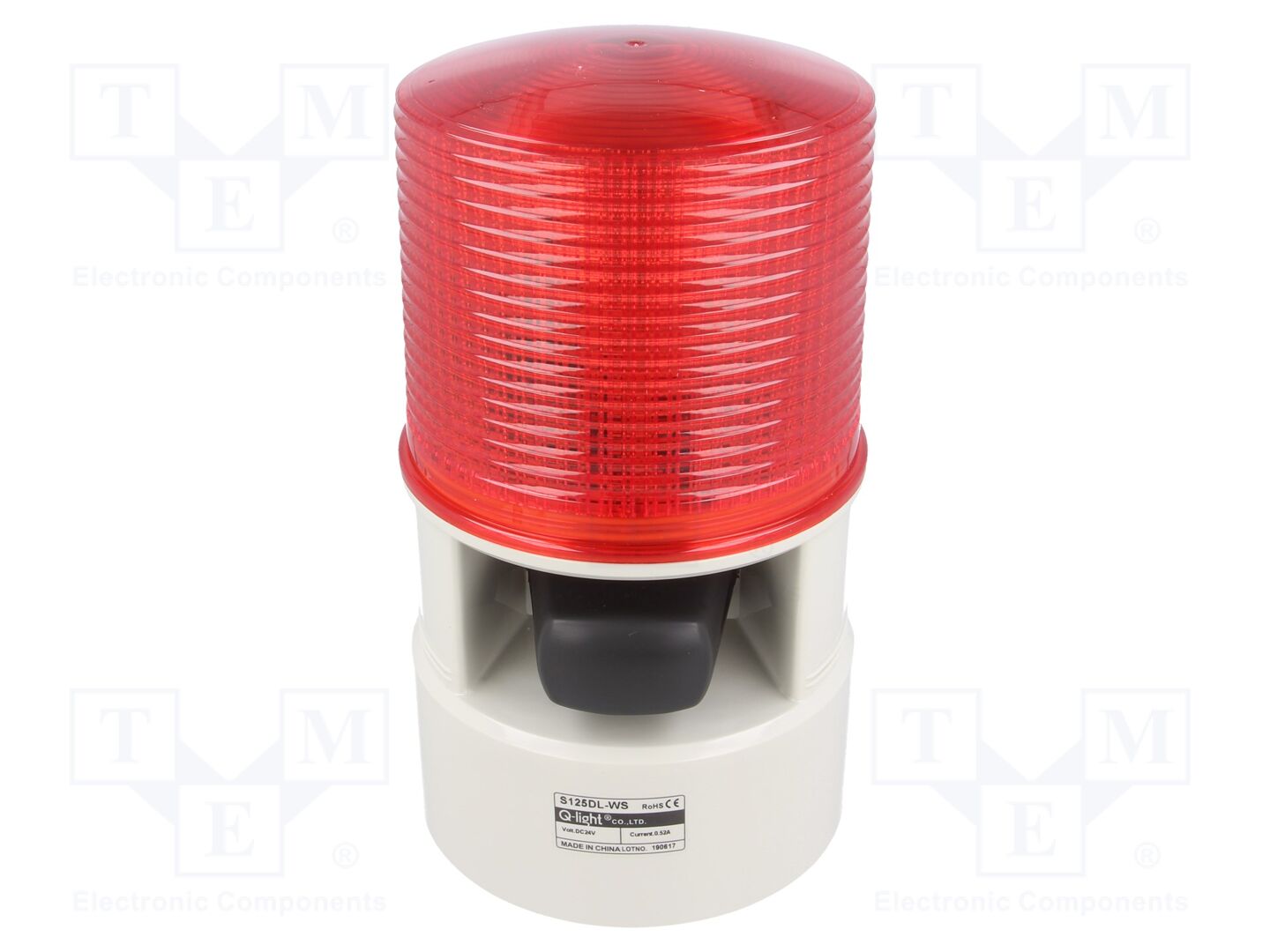 QLIGHT S125DL-WS-24-R Valo- ja äänimerkinantolaite 24VDC