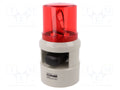 QLIGHT S100D-WS-24-R Merkkivalo- ja äänilaite 24VDC