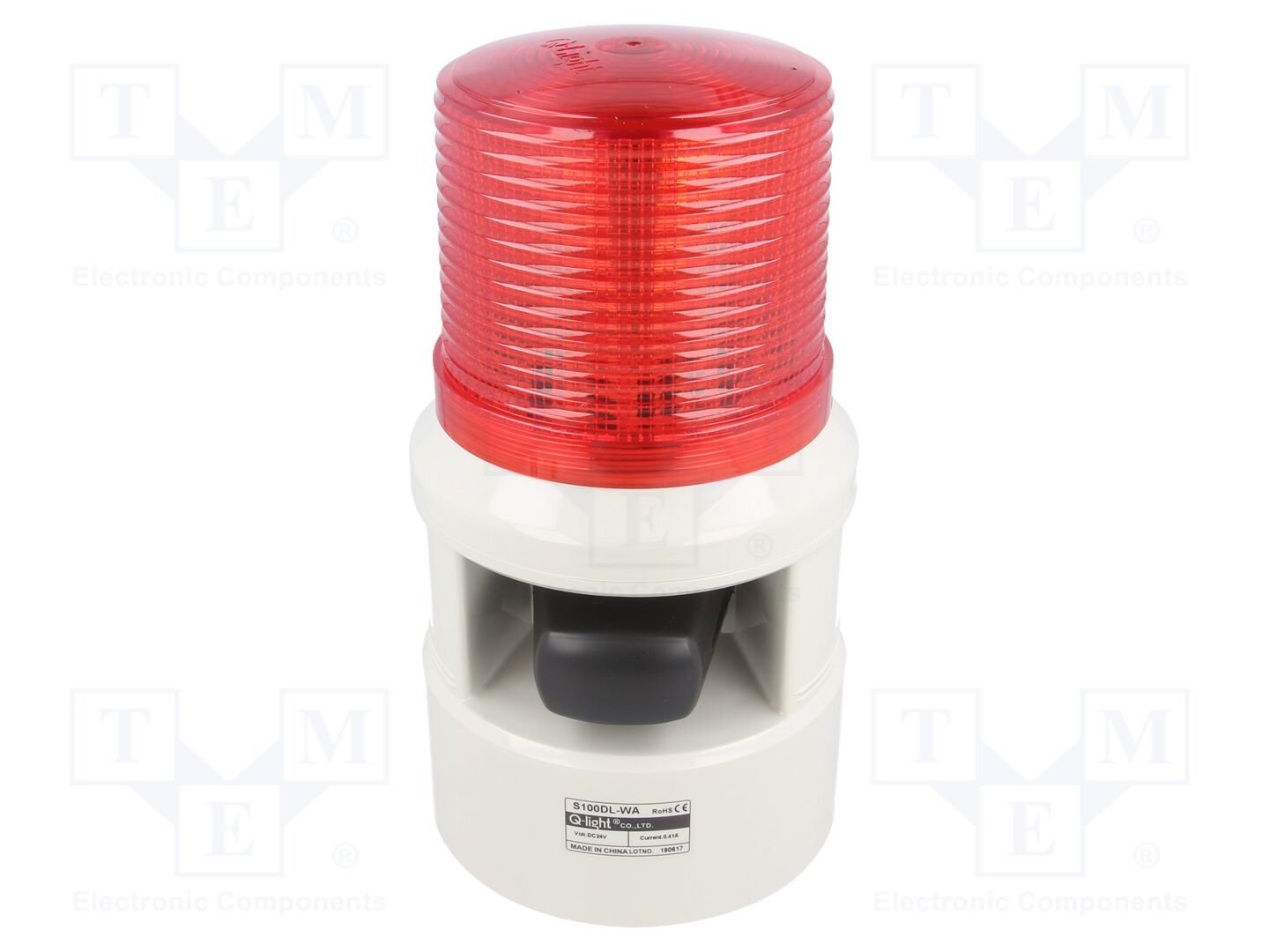 QLIGHT S100DL-WA-24-R Merkkivalo-summeri 24VDC
