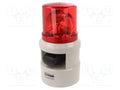 QLIGHT S100DLR-WA-24-R Vilkkuvalo-sireeni 24VDC