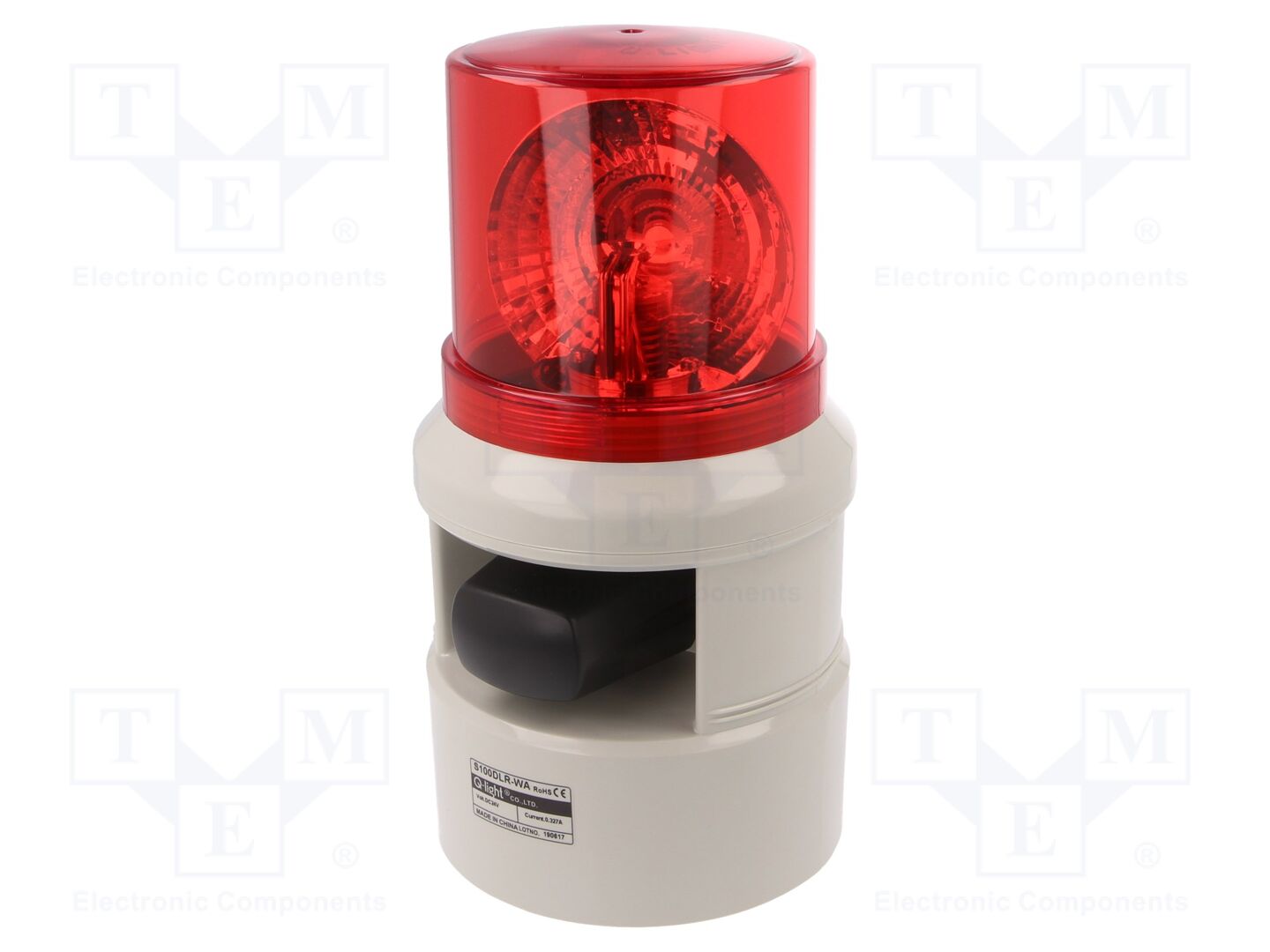 QLIGHT S100DLR-WA-24-R Vilkkuvalo-sireeni 24VDC