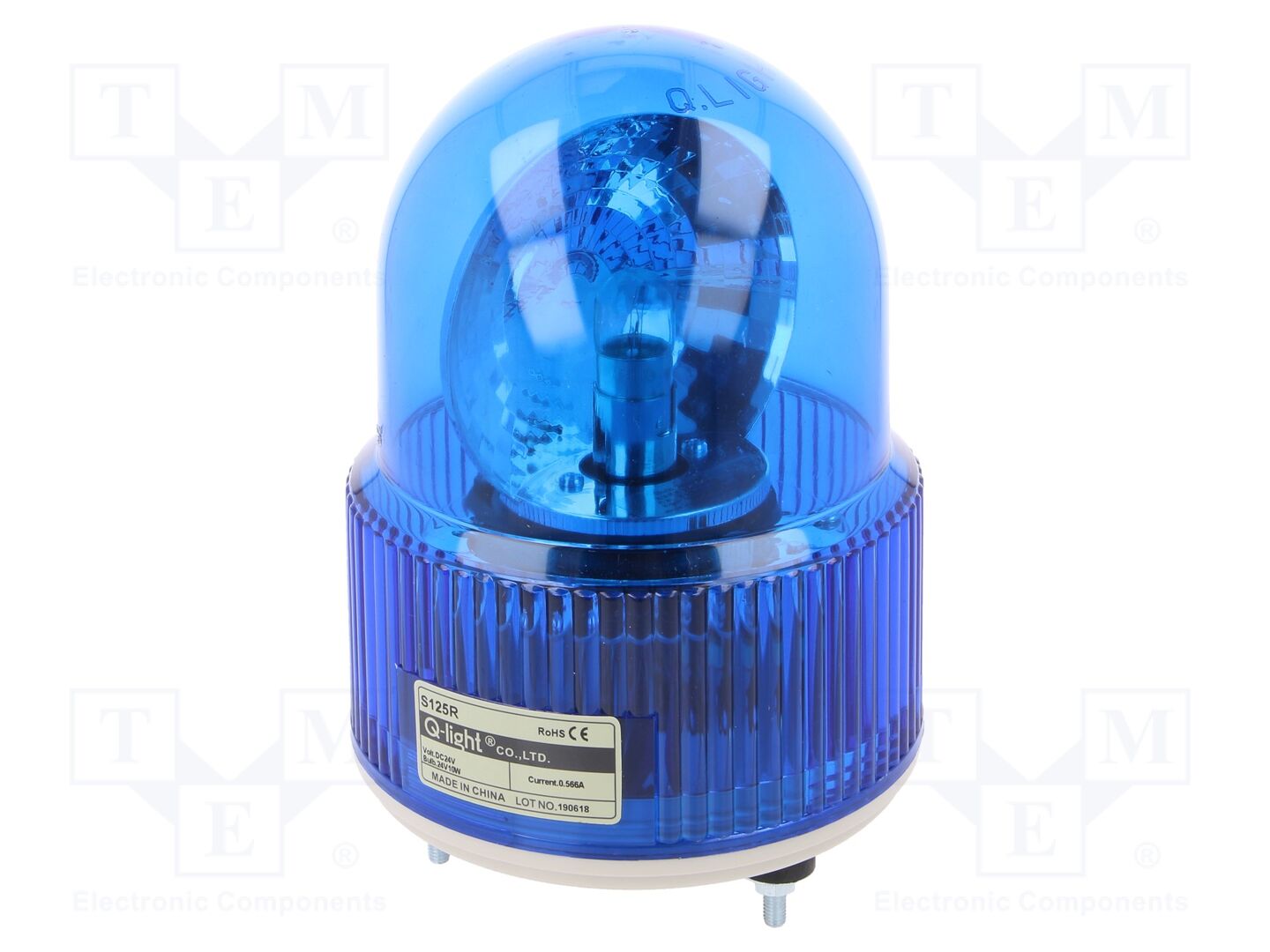 QLIGHT S125R-24-B Pyörivä merkkivalo 24VDC