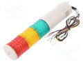 QLIGHT ST45MLF-BZ-3-24-RAG Merkkivalopylväs 24VDC