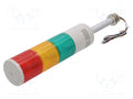 QLIGHT ST80LF-BZ-3-24-RAG Signalling column 24VDC