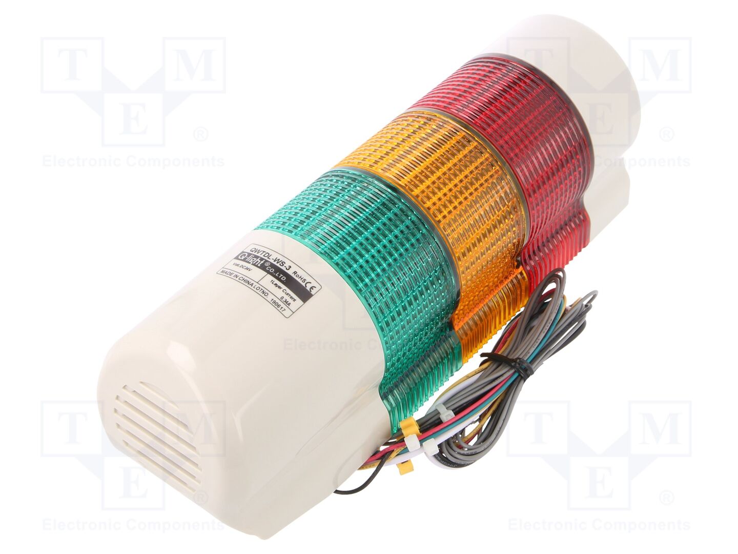 QLIGHT QWTDL-WS-3-24-RAG Merkinantopylväs 24VDC