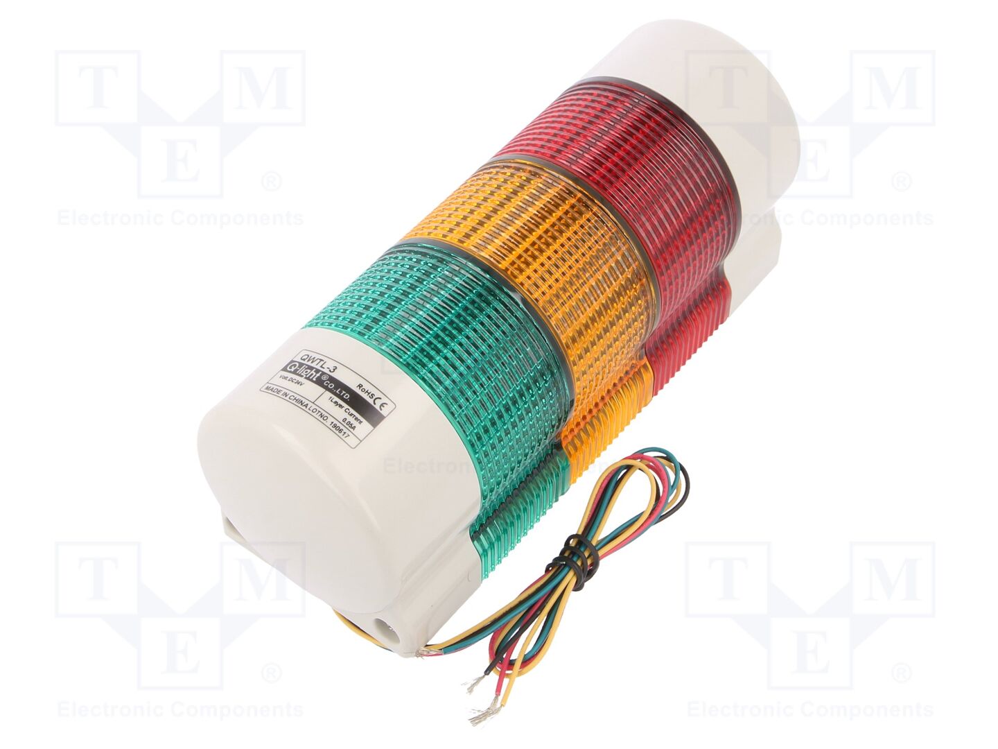 QLIGHT QWTL-3-24-RAG Merkkivalopylväs 24VDC