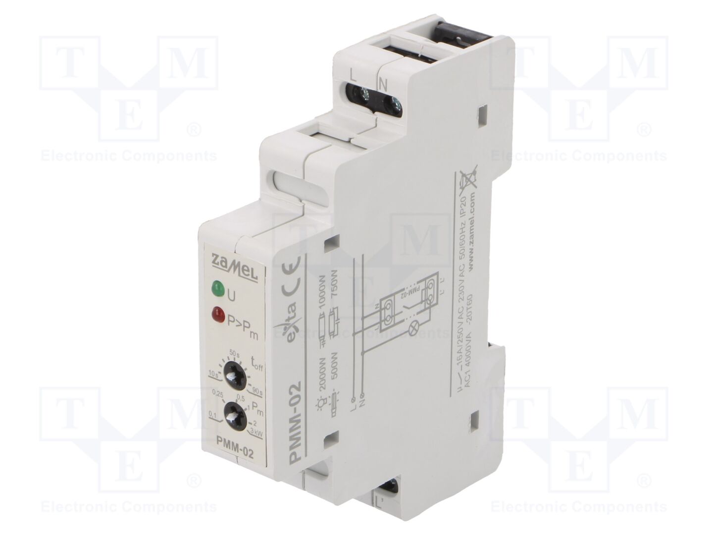 ZAMEL PMM-02 Tehorajoitin 230VAC