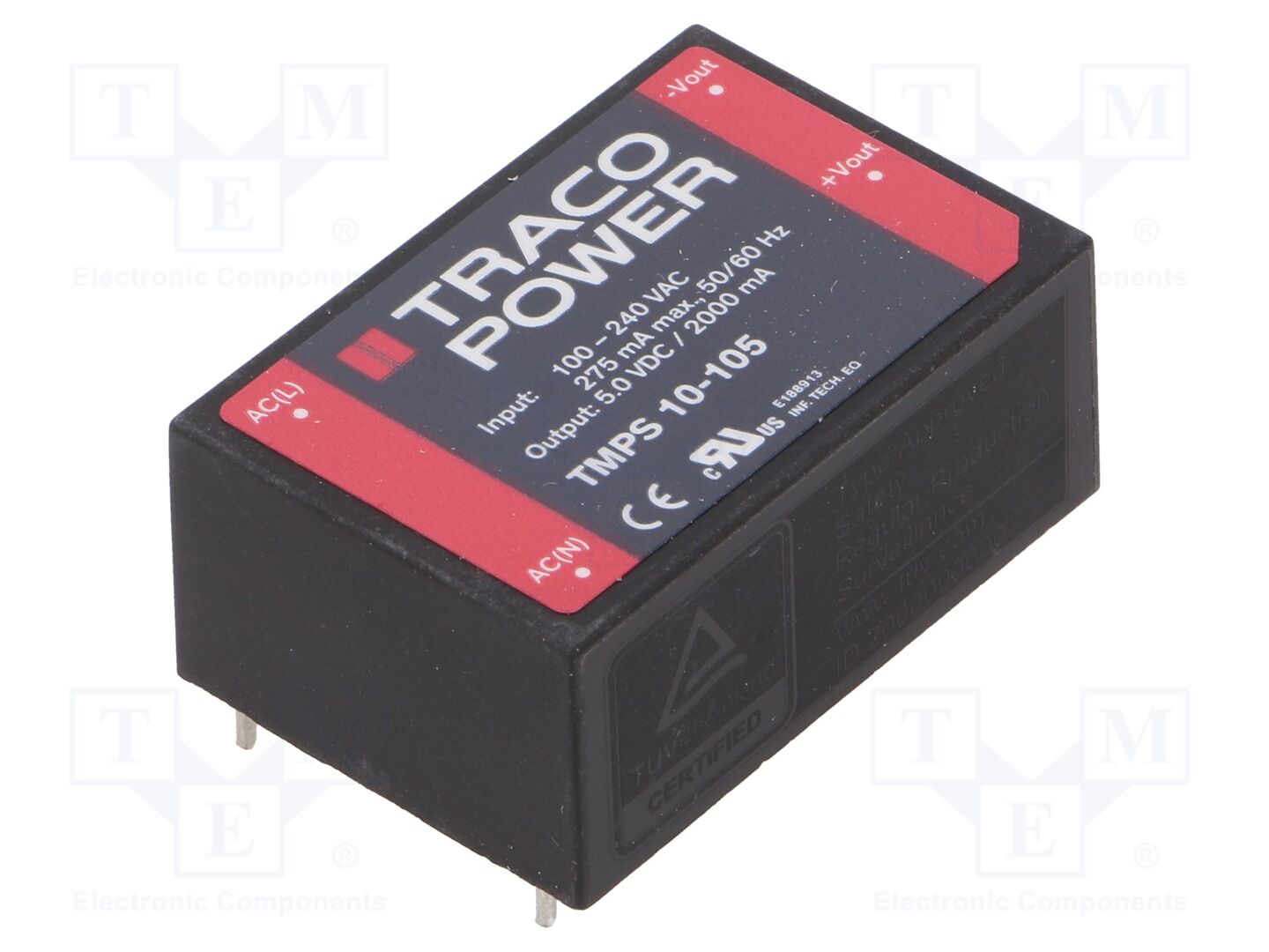 TRACO POWER TMPS10-105 AC/DC-muunnin 10W