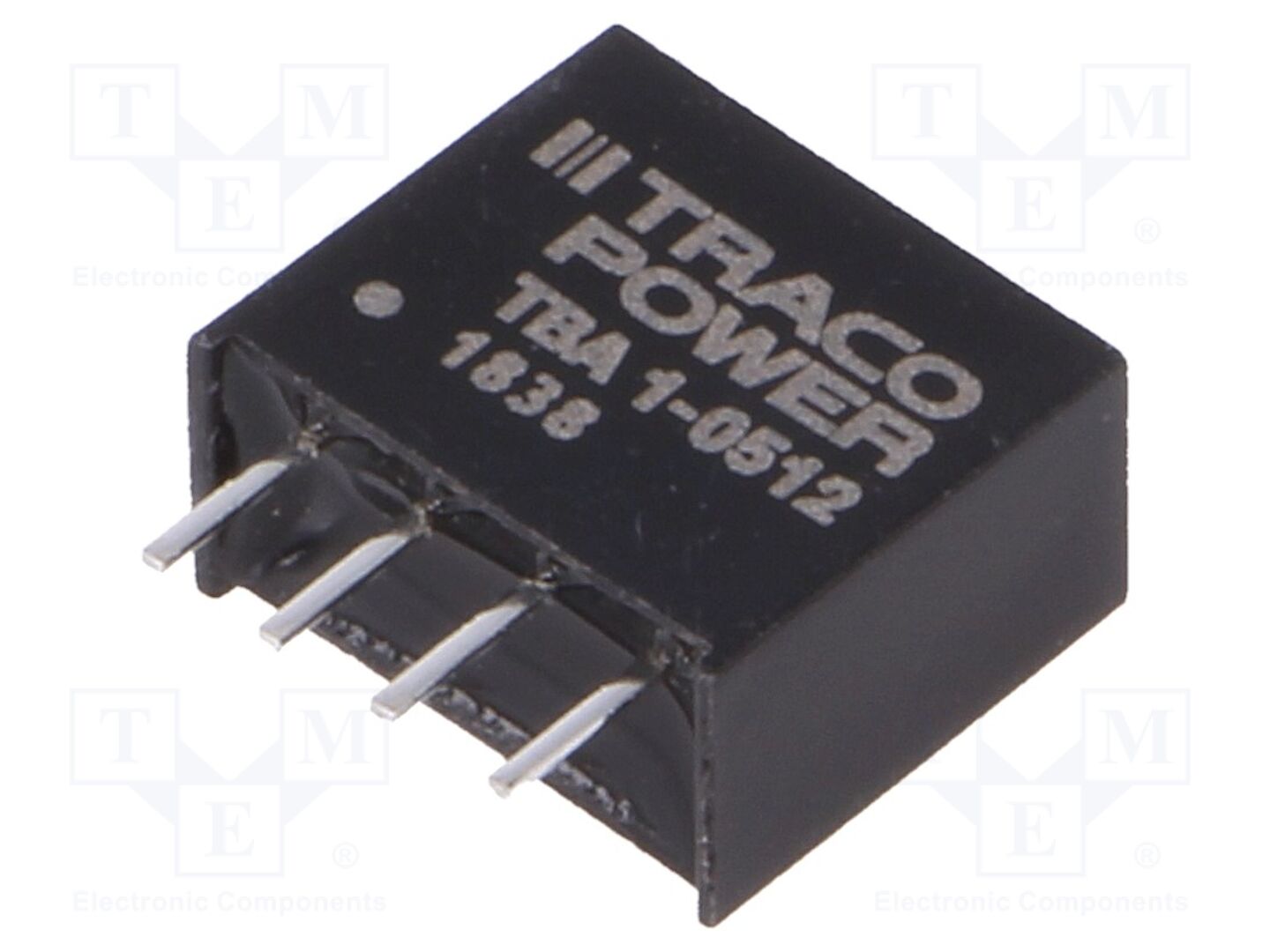 TRACO POWER TBA1-0512 DC/DC-muunnin 1W