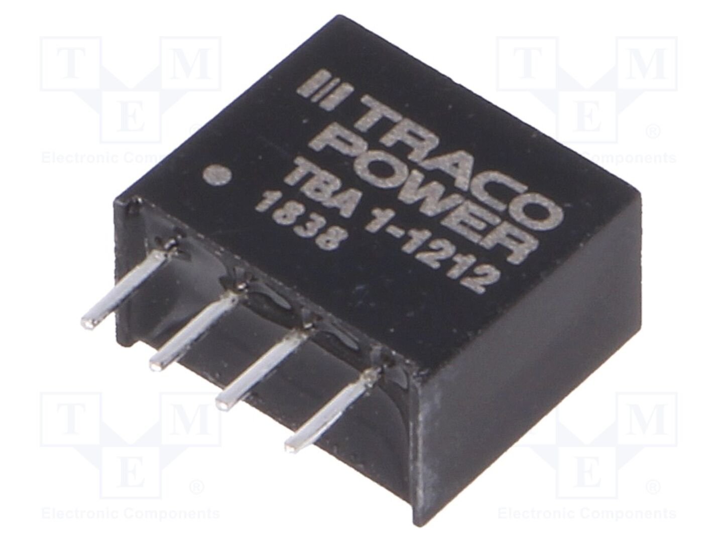 TRACO POWER TBA1-1212 DC/DC-muunnin 1W