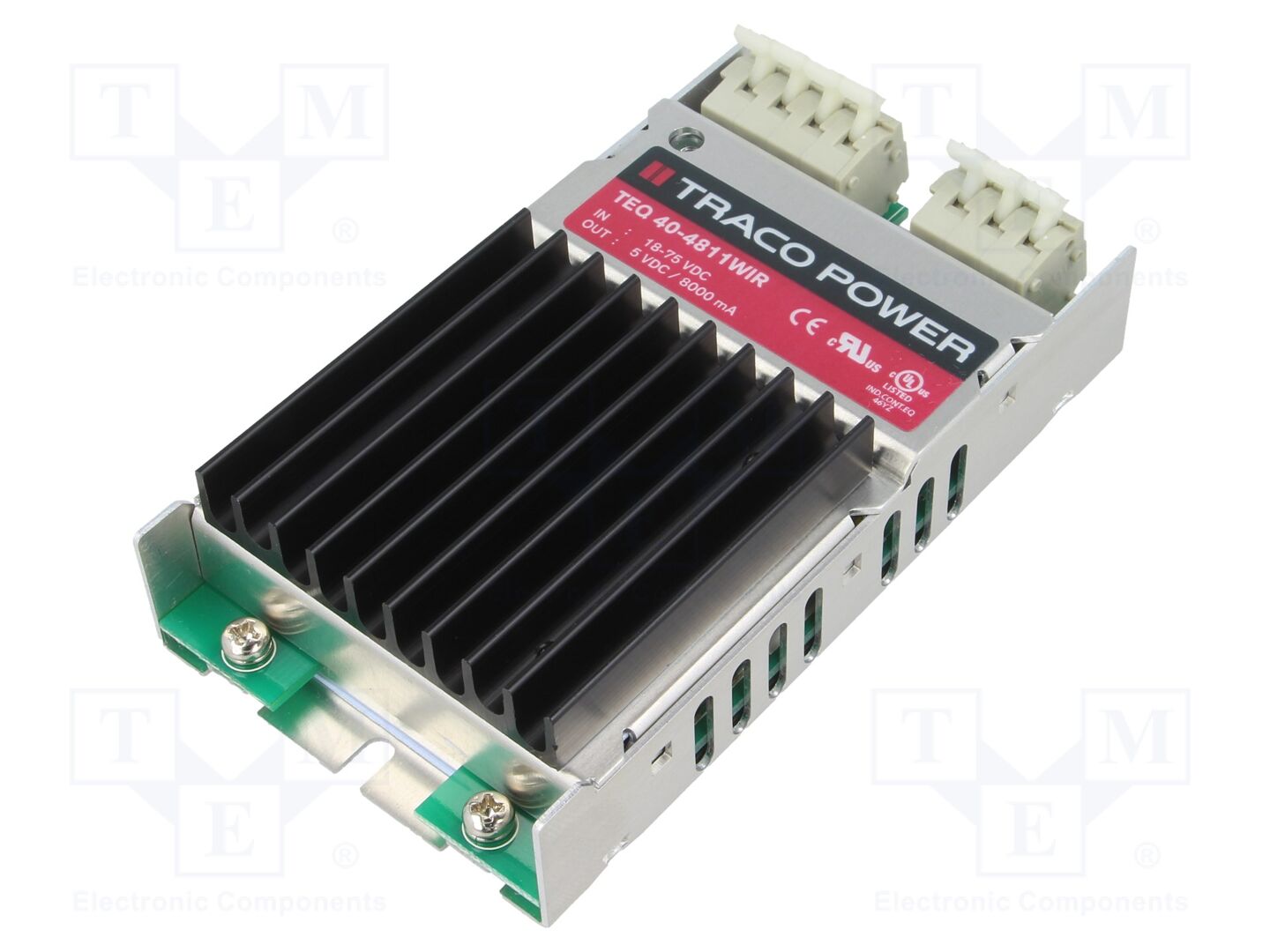 TRACO POWER TEQ40-4811WIR DC/DC-muunnin 40W 5VDC