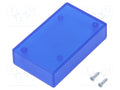 MASZCZYK KM-202-TR/BL Yleiskotelo 37x60x15mm (50 kpl erä)