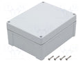 KRADEX ZP240190105JH-ABS Monikäyttöinen kotelo 190x240x105 mm