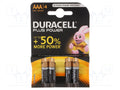 DURACELL BAT-LR03/DR-PLUSB4 Alkaliakku AAA 1.5V
