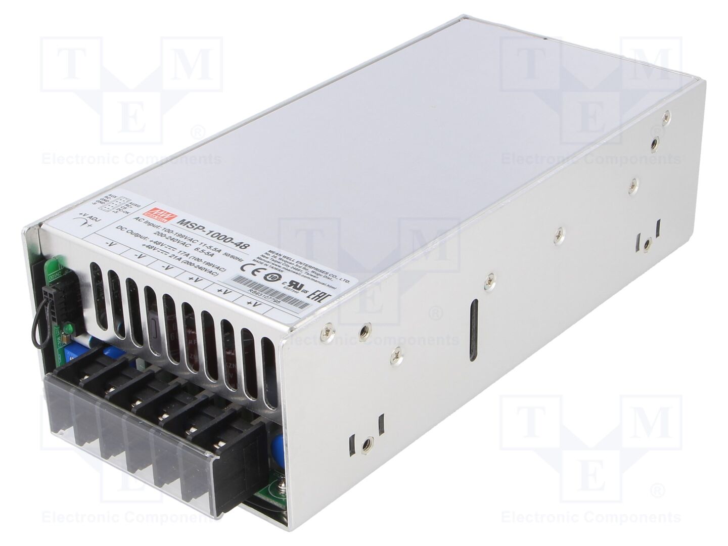 MEAN WELL MSP-1000-48 Sisäänrakennettu kytkentäsähkönsyöttö 1000W 48VDC