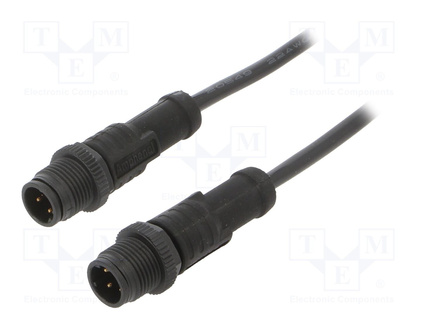 AMPHENOL LTW MSDP04ML-SDPML-SB001 Kaapeli 4-napainen, M12