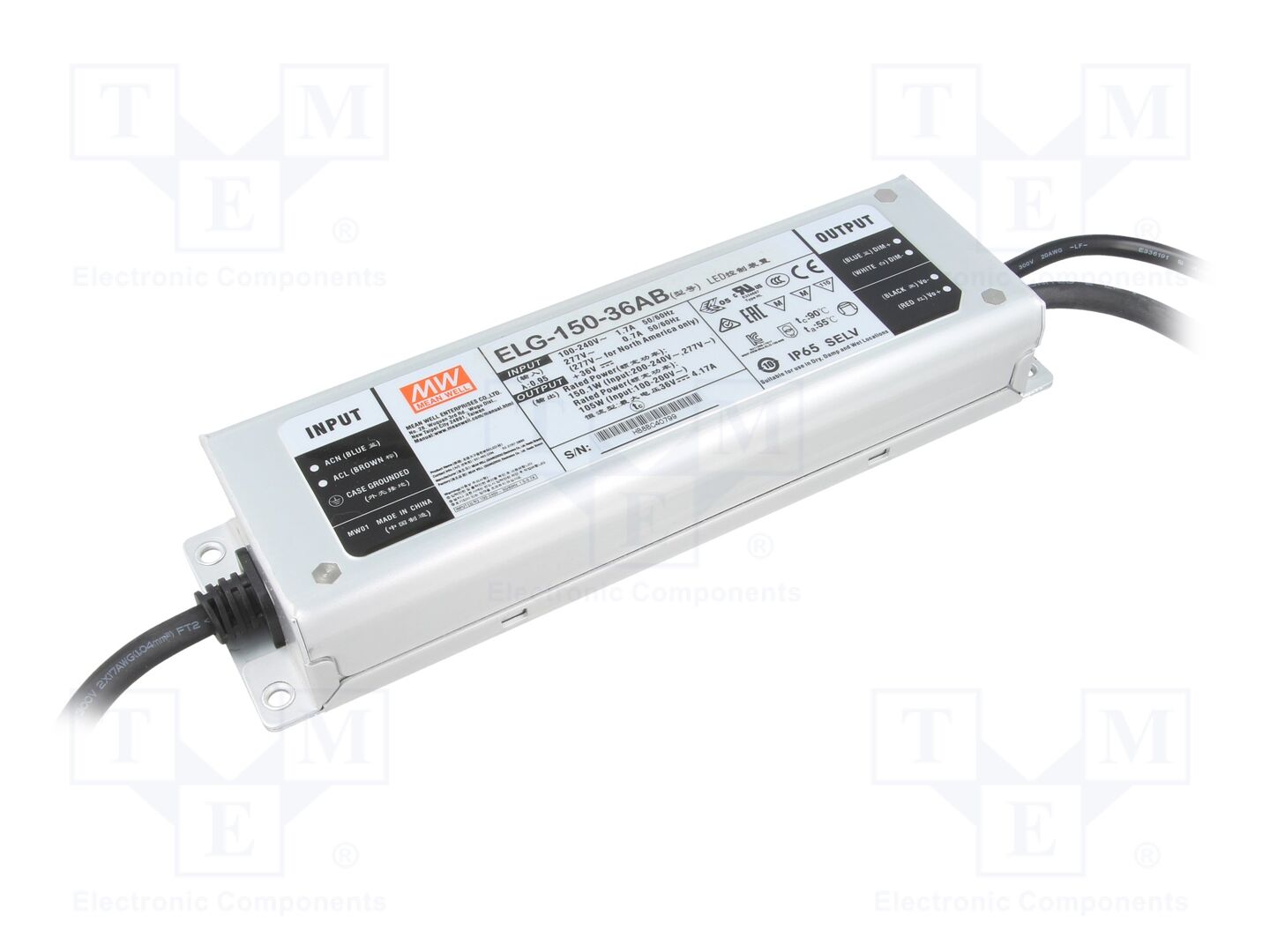 MEAN WELL ELG-150-36AB LED-virtalähde 105W 36VDC