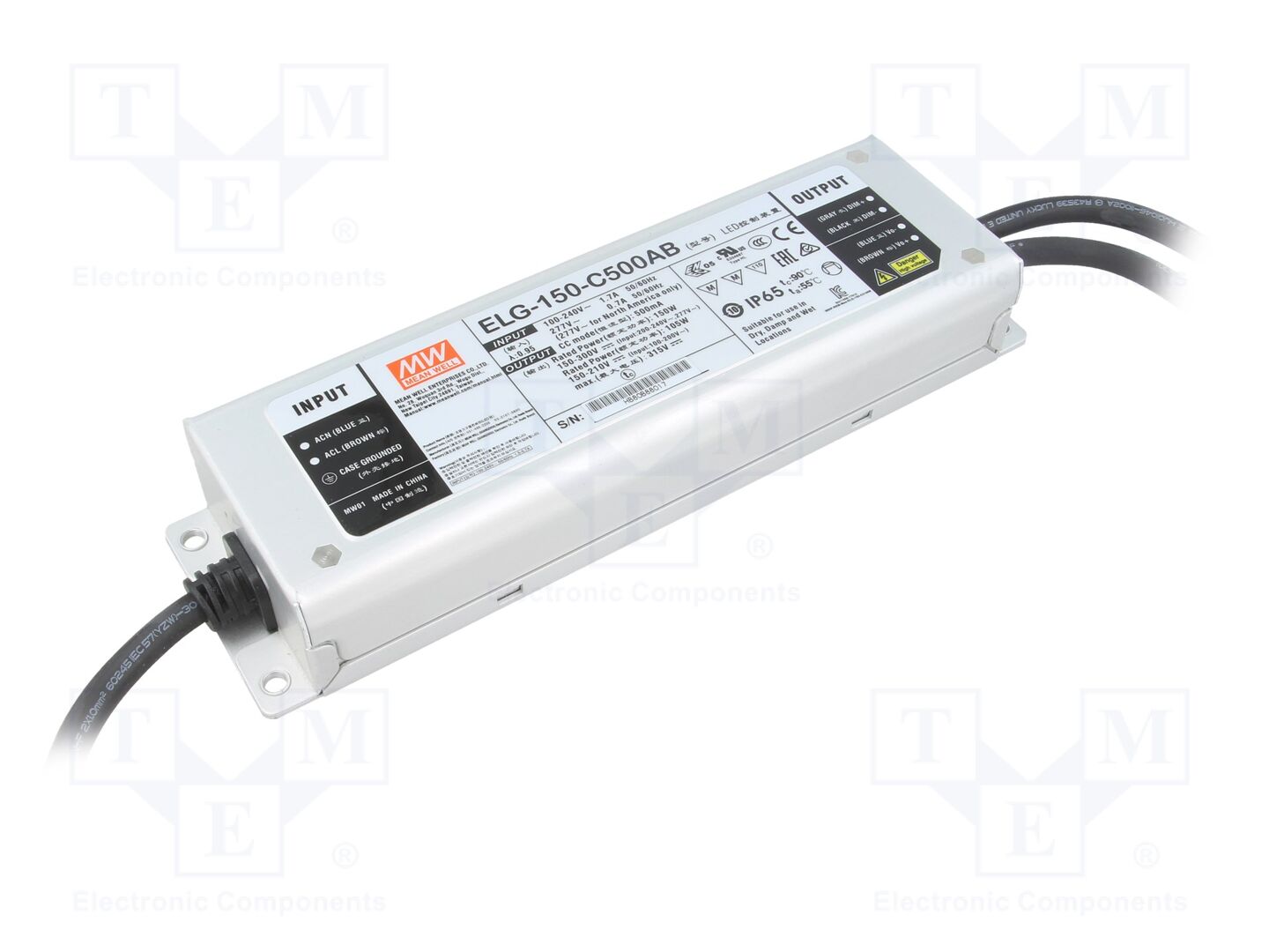 MEAN WELL ELG-150-C500AB LED-virtalähde 150W 250-500mA