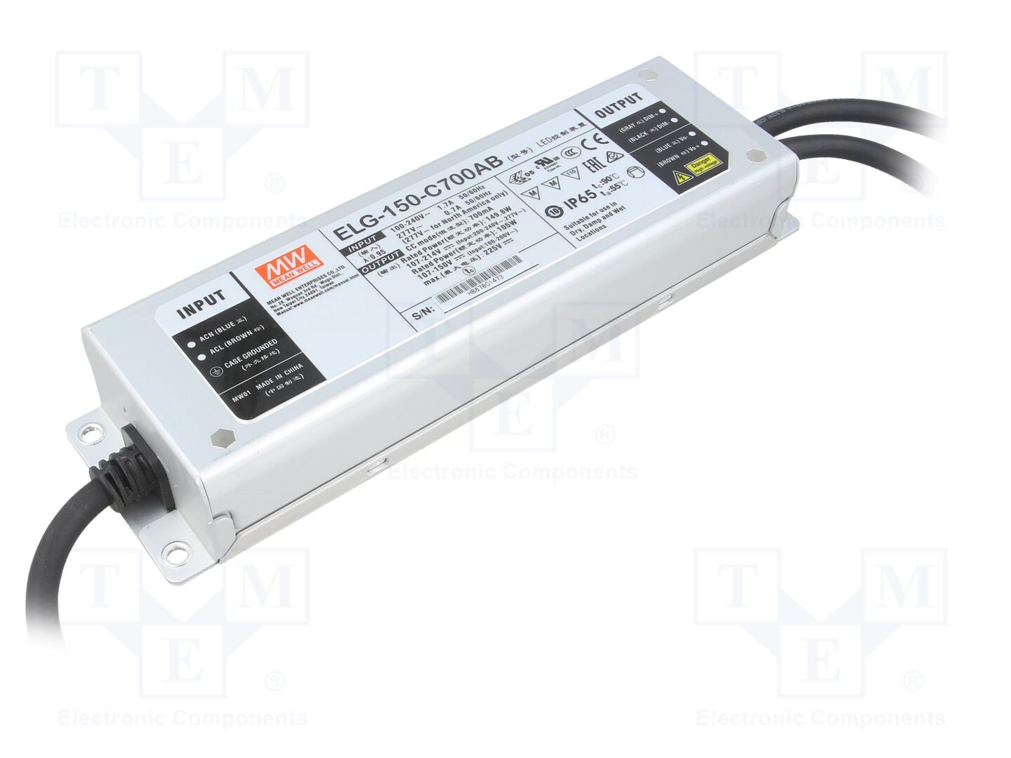 MEAN WELL ELG-150-C700AB LED-virtalähde 150W 350-700mA