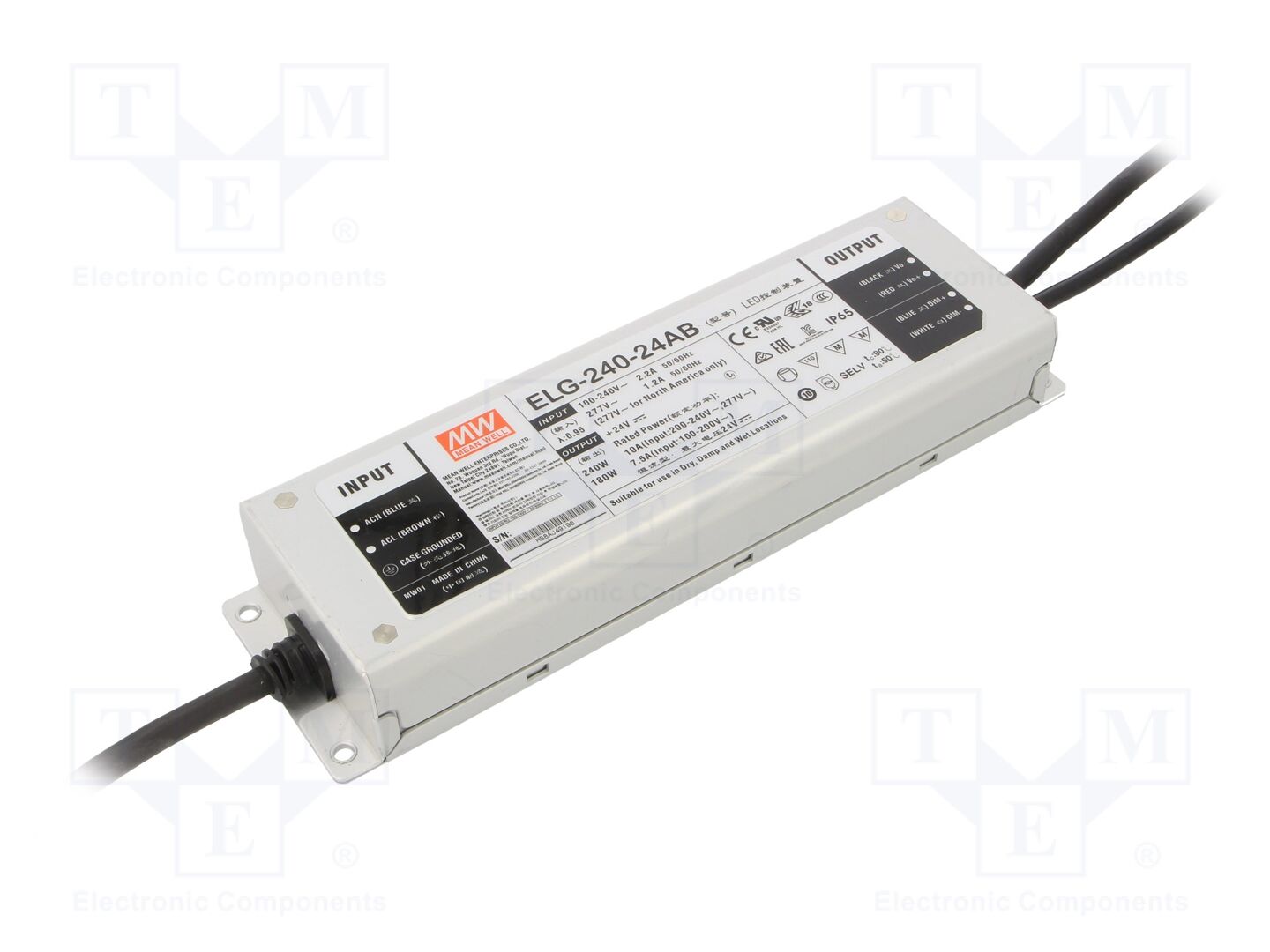 MEAN WELL ELG-240-24AB LED-verkkolaite 240W 24VDC