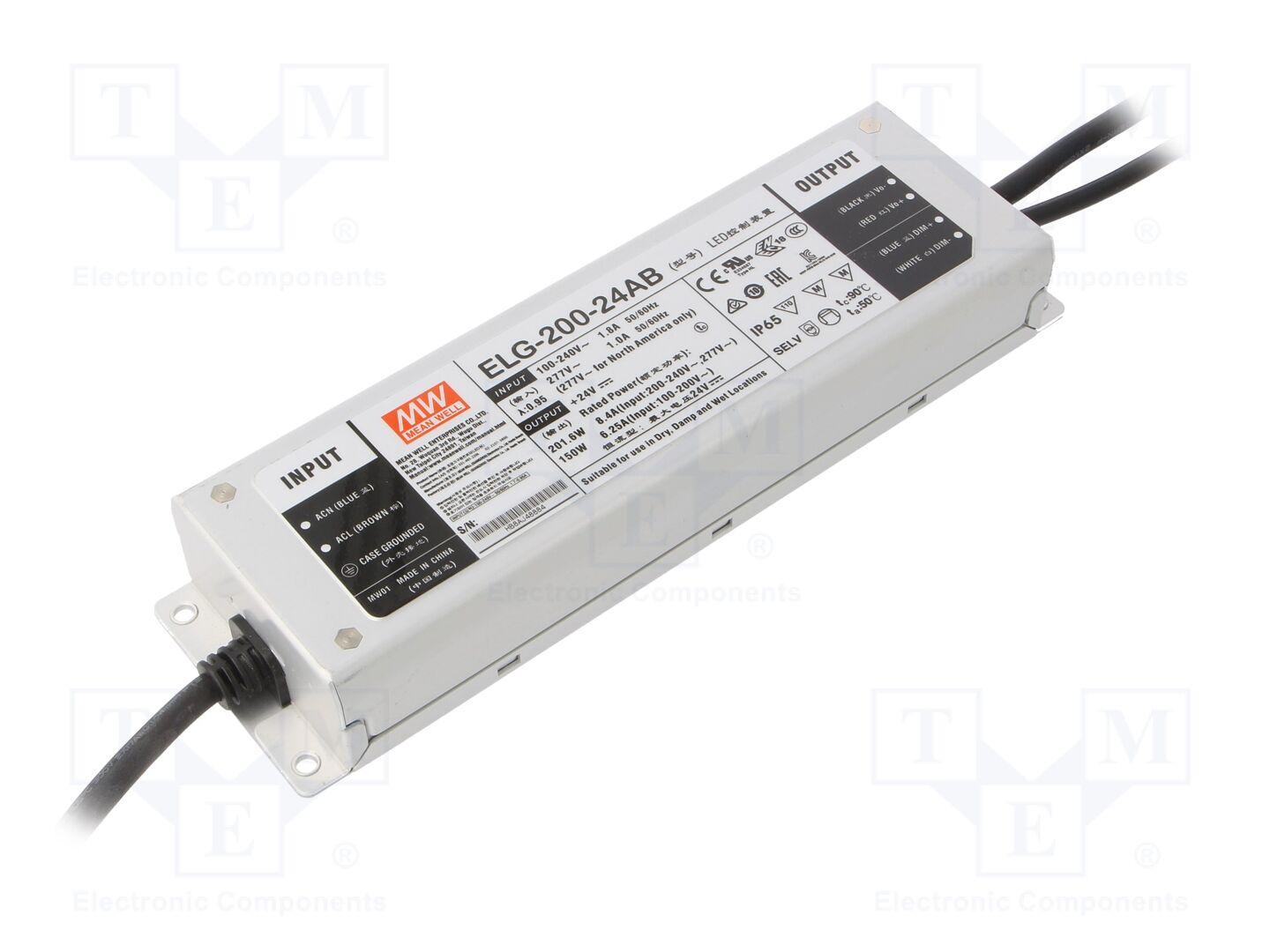 MEAN WELL ELG-200-24AB LED-verkkolaite 201,6W 24VDC