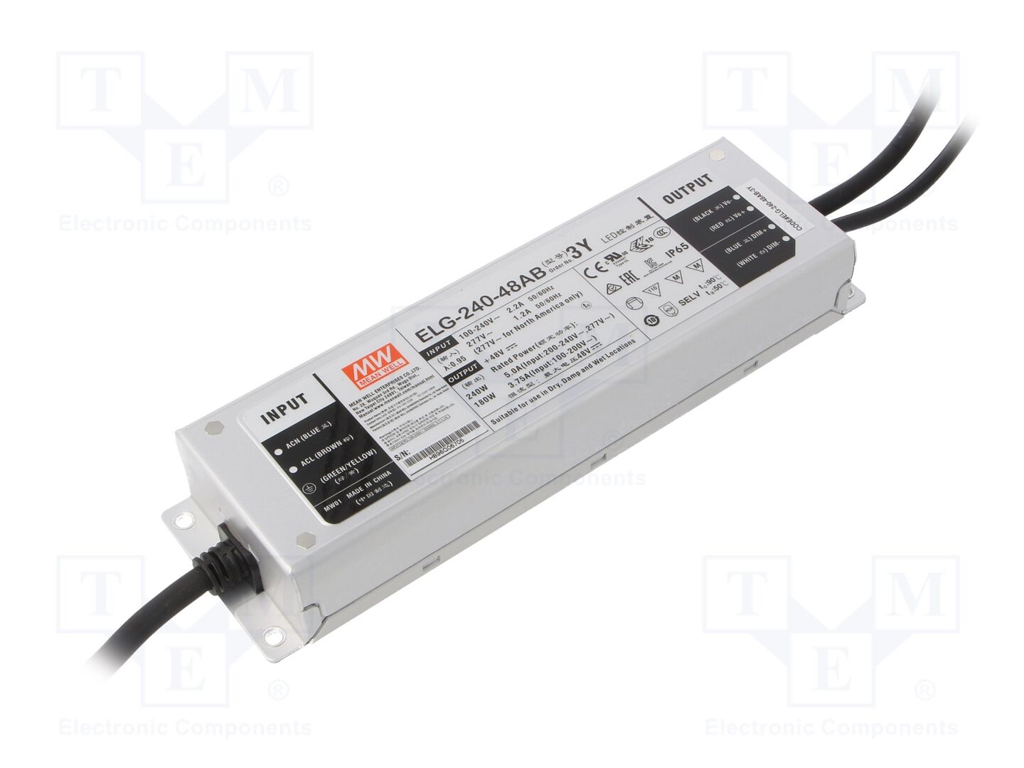 MEAN WELL ELG-240-48AB-3Y LED-verkkolaite 240W 48VDC