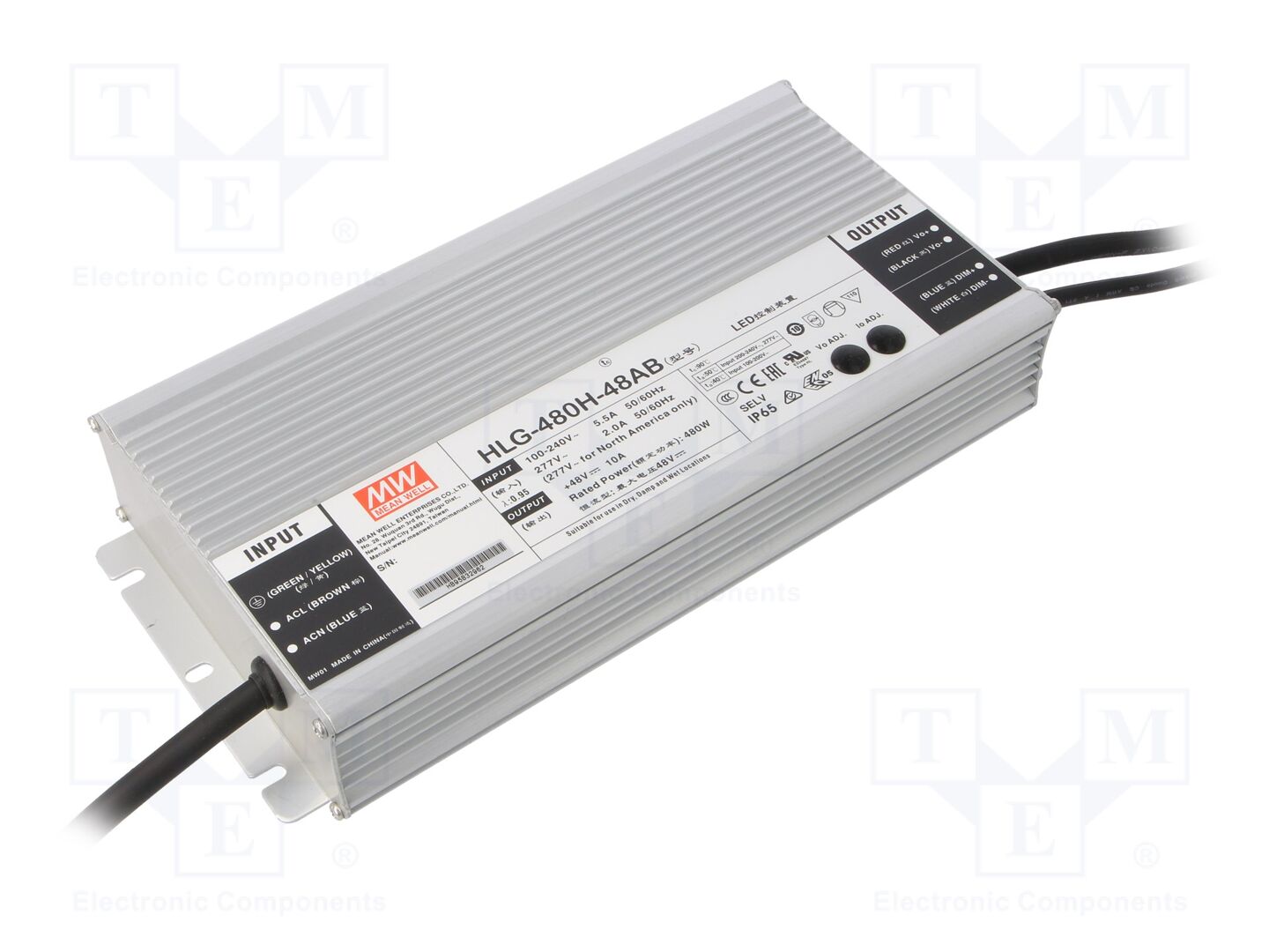 MEAN WELL HLG-480H-48AB LED-virtalähde 480W 48VDC