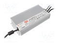 MEAN WELL HLG-600H-24 LED-virtalähde 600W 24VDC 25A
