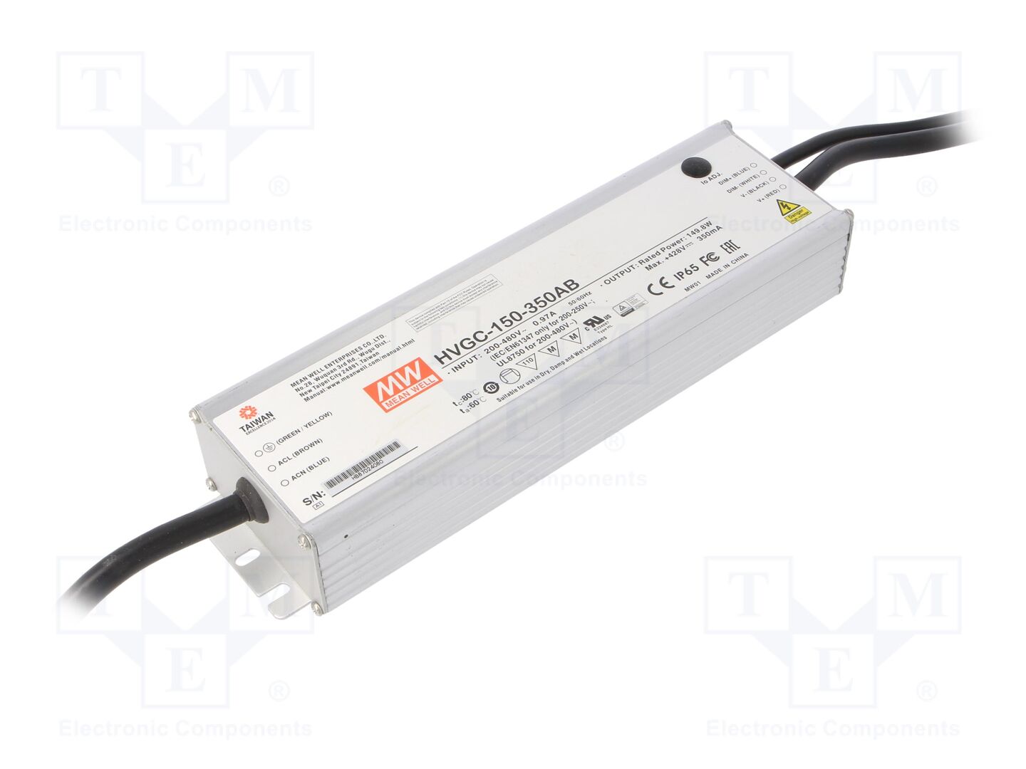 MEAN WELL HVGC-150-350AB LED-verkkolaite 149,8W 42-428VDC 210-350mA