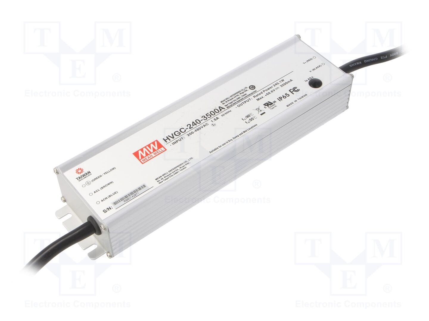 MEAN WELL HVGC-240-3500A LED-virtalähde 240W 34,3-68,6VDC