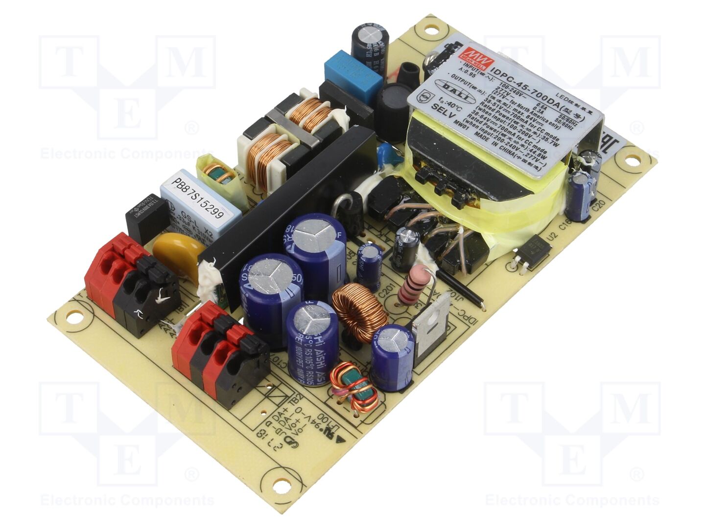 MEAN WELL IDPC-45-700DA LED-verkkolaite DALI 44,8W 38-64VDC 700mA